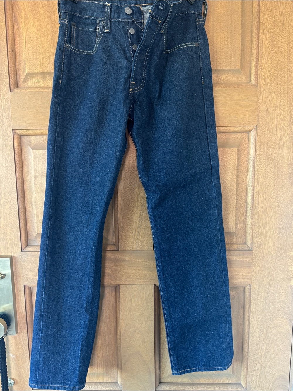 Levi's Dark Blue Straight-Leg Women's Jeans